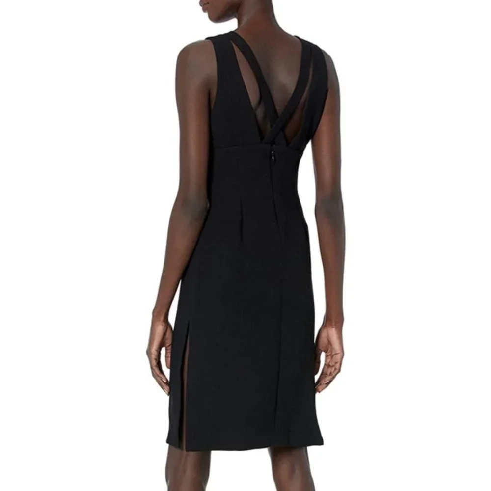 BCBGeneration | Black Sleeveless with Band Detail Cocktail Dress - Picture 2 of 9